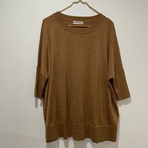 Anthropologie EUC Caramel Batwing Sweater